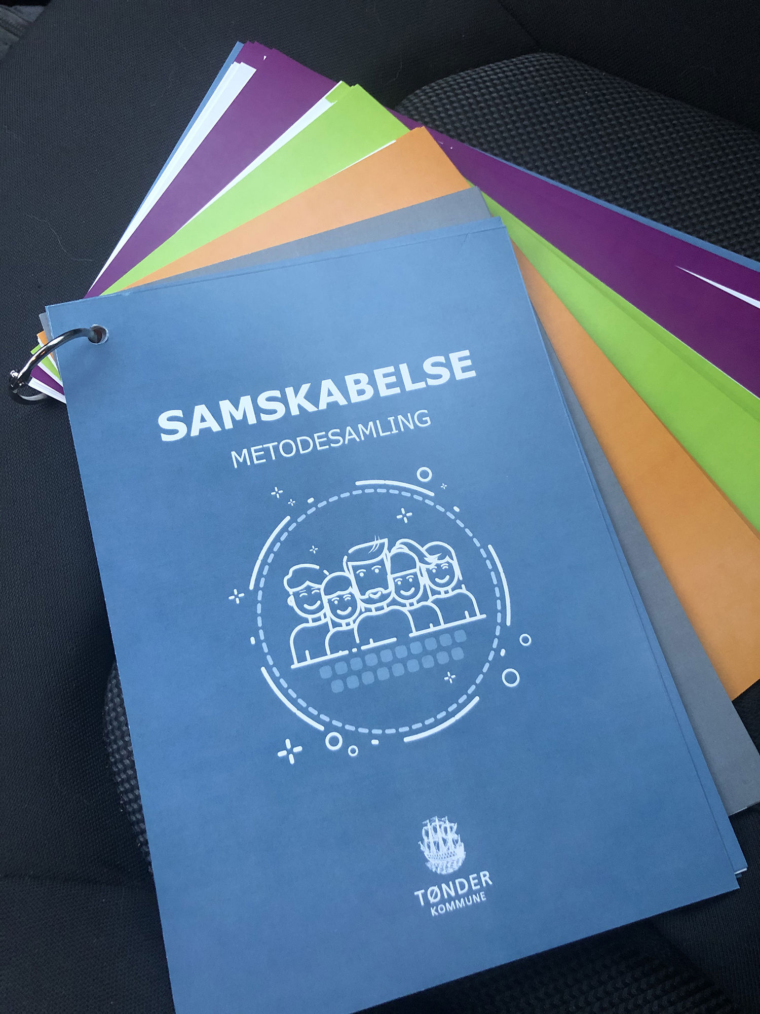 Billede af Tønder Kommunes folder om samskabelse